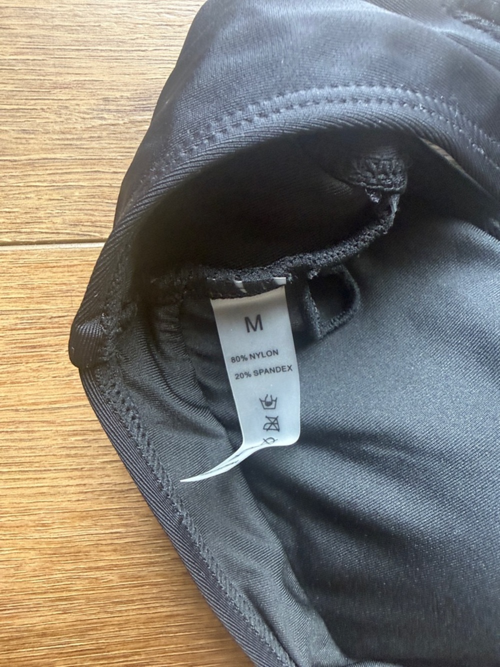 Black Triangle Bralette - Classic Women's Intimates. Size M - Picture 3 of 4